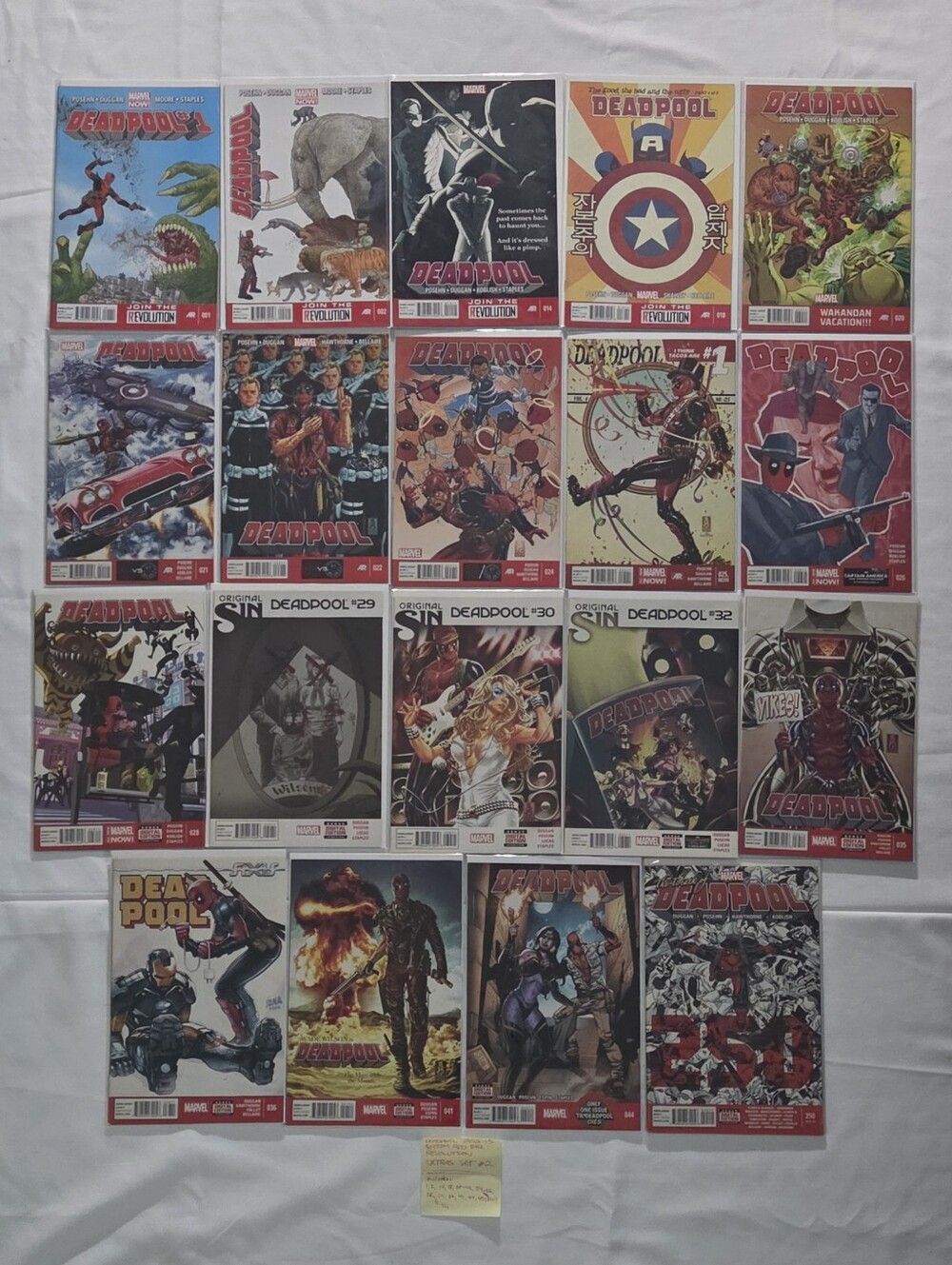 Deadpool (2012-2015) comic book lot